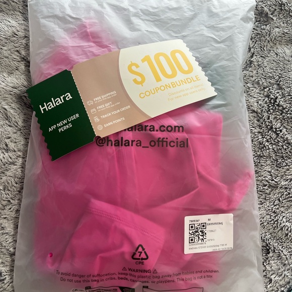 Halara Vibrant Pink Dress Longer Length - Picture 3 of 9